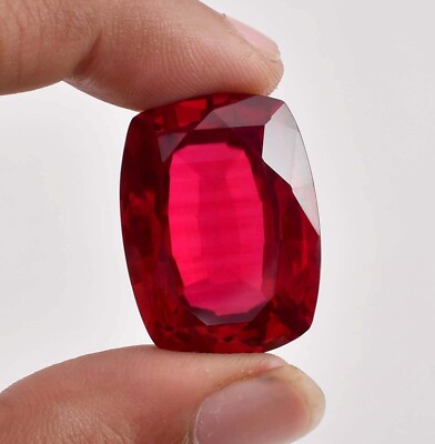 AAA 20 x 16 mm Flawless Mogok Blood Red Ruby GIT Certified Loose Gemstone