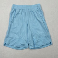 DSG Boys Youth Boys Knit Training Short Size Large Blue Athletic