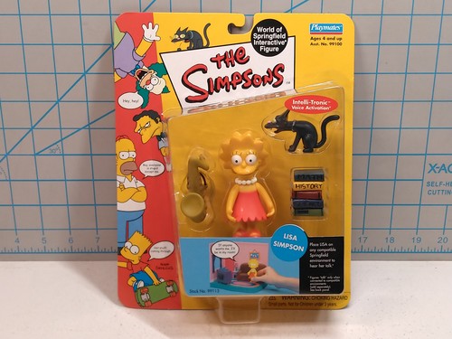 Simpsons World Of Springfield Lisa Simpson Figur, Playmates 2000