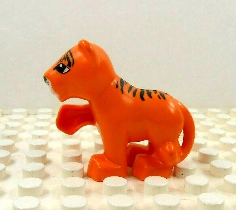 Lego Duplo Figura Tiger Cub Naranja Foto 2 de 3