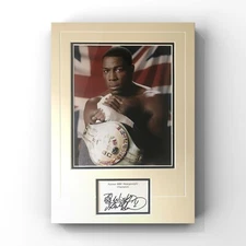 Frank Bruno - British Boxing Legend Signed Display