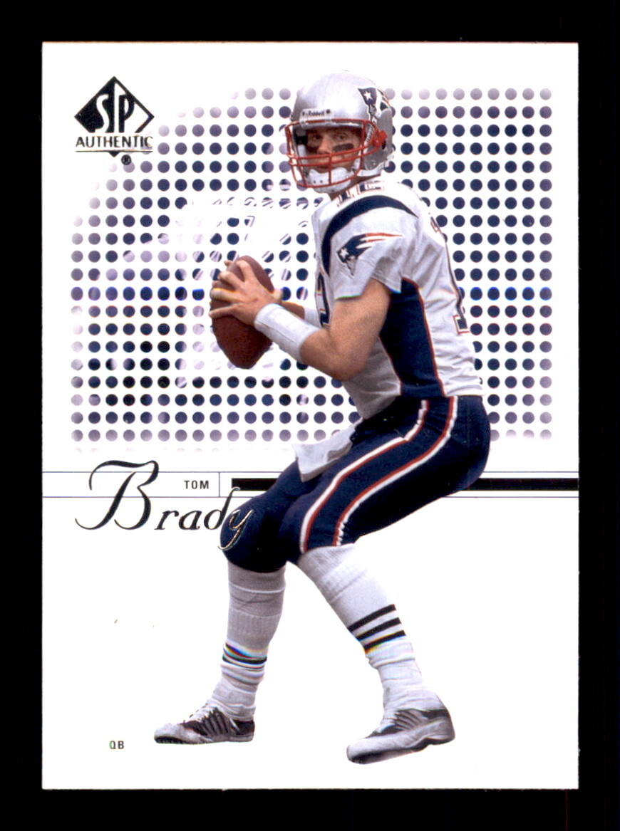 2002 SP Authentic #1 Tom Brady