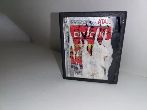 DIG DUG GAME CART ONLY FOR PAL ATARI 2600 + ATARI 2600+ Plus TESTED #A23