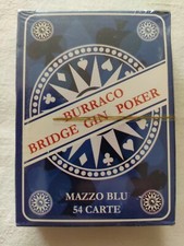 Sealed Burraco Blue Deck Original Poker Playing Cards New