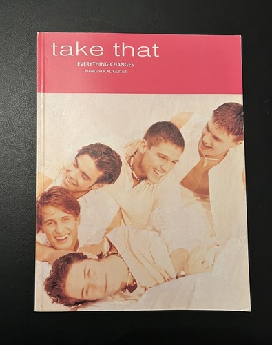 Take That Everything Changes 1993 Klavier Gesang Gitarre Taschenbuch Notenbuch GC
