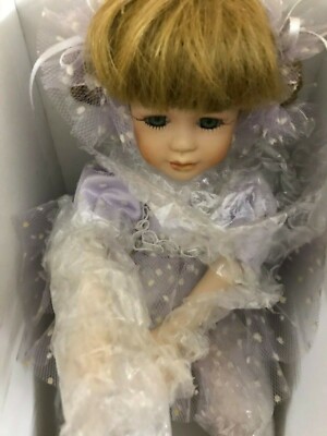 Schachtel Seymour Mann Kenner Sammlung Porzellan Musikpuppe Baby Wiegenlied