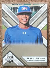 Fraidel Liriano 2018 Panini Elite Extra Edition Rookie #188 /999 Texas Rangers