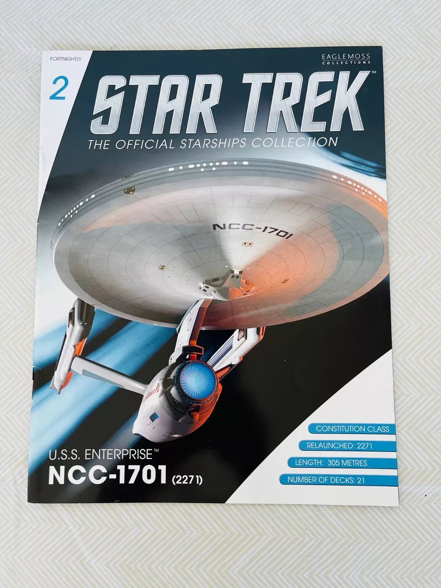 STAR TREK Official Starships Magazine #2 USS Enterprise NCC-1701 2271 EAGLEMOSS