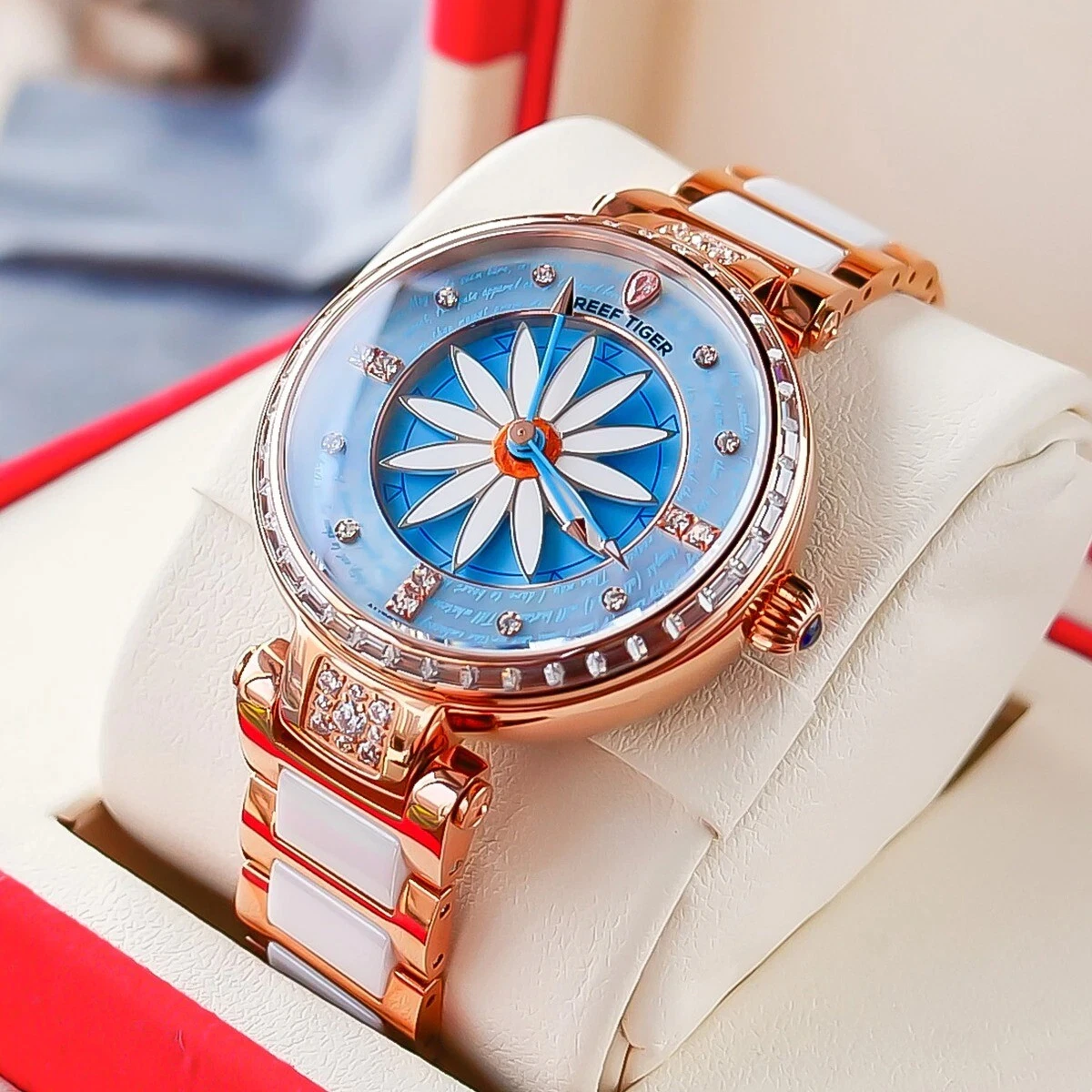 Latest gold top watches for ladies