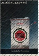 Lucky Strike Werbung Anzeige Reklame