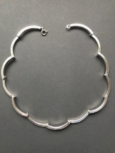 O.P. Orlandini Uno A Erre 925 Silver Necklace Italy - Picture 3 of 8