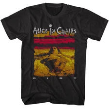 Alice in Chains Dirt Album Men's T Shirt Alt Rock Metal Cover Art Concert Merch