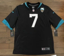 Nick Foles Jacksonville Jaguars 25th Season Nike NFL Jersey Black Men’s Size XL
