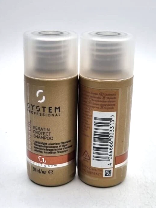 2 x System Professional LipidCode LuxeOil - Keratin Protect Shampoo L1 50ml G7 - Bild 2 von 2