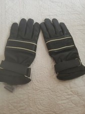 VTG Wilsons Mens Black Leather moto Driving Gloves Size small Wilson's Men's