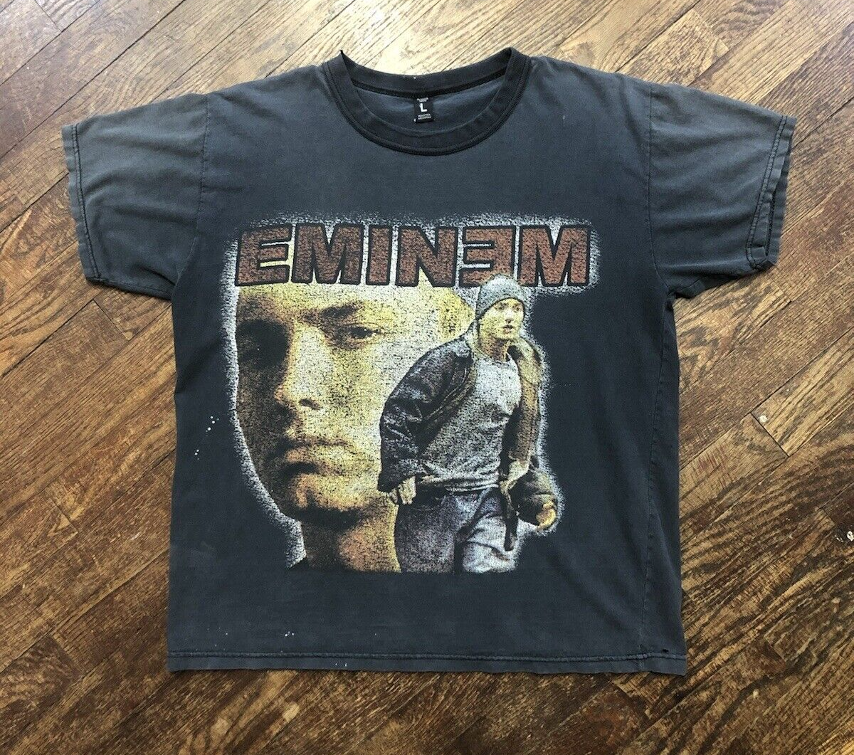 Vintage Eminem 8 Mile T Shirt 90s 2000s Rap Hip Hop Men's Size L