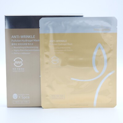 Beauugreen Pullulan Hydrogel Mask 30g x 5pcs Nourishing Moisturizing K-Beauty