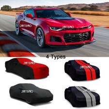 Indoor Stain Stretch Full Car Cover For Chevrolet Camaro Zl1 Ss Blackredgrey Indoor Stain Stretch Full Car Cover For Chevrolet Camaro Zl1 Ss Blackredgrey