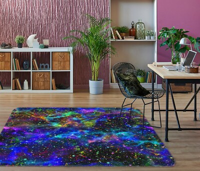 3D Blue Star ZHUA3516 Game Non Slip Rug Mat Photo Carpet Zoe