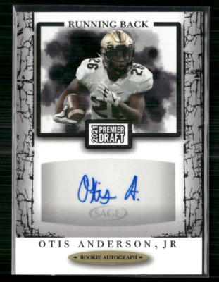 Otis Anderson Jr 2021 Sage Premier Draft Auto