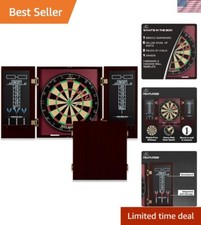 Bristle Dartboard and Cabinet Sets- Features Easy Assembly - Complete with Al...
