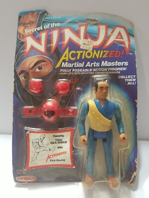 1984 Remco Secret Of The Ninja Martial Arts Master Actionized Figure New