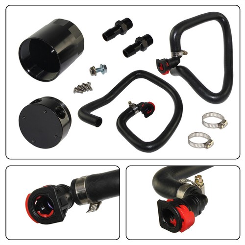 PCV Side Baffled Oil Catch Can Kit for Ford Mustang EcoBoost 2.3L 2015-2023 - Picture 6 of 6