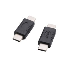 1x USB 3.1 Type C Male to Male Plug Lead Extend Adapter Converter Straight Black