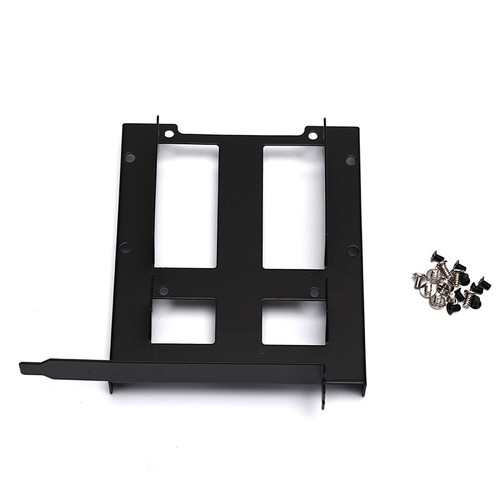 3.5" 2.5" SSD HDD to PCI PCI-e Metal Mount PC Casing Hard Drive Bracket Adap _r1 - Afbeelding 3 van 10
