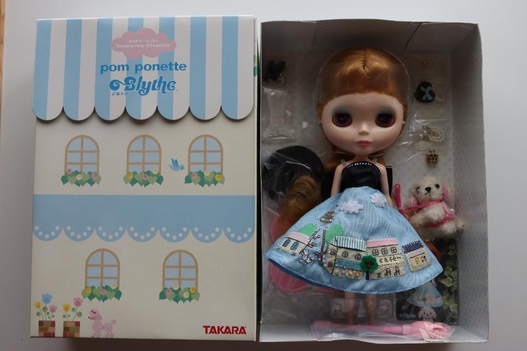 Neo Blythe Rendezvous Scrunchie Chouchou Pom Ponette Collabo Doll