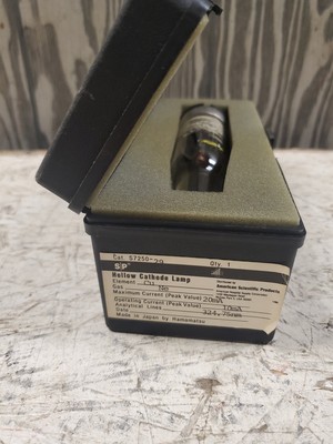 Hamamatsu Hollow Cathode Lamp S7250-29 Cu Copper Ne Neon Gas (B433)