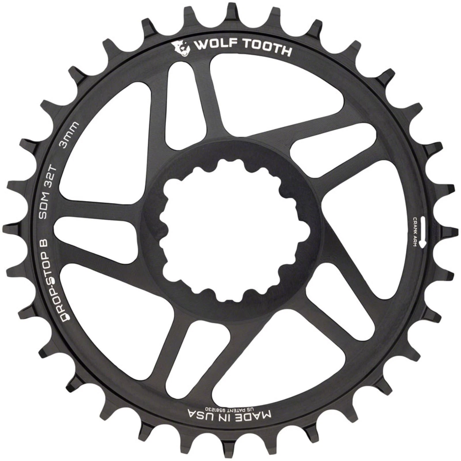 Wolf Tooth SRAM Direct Mount Drop-Stop B Chainring - Thumbnail 4