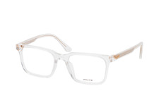 Police VPLF76 Transparent Crystal Clear Optical Frames 53/19/145- NEW