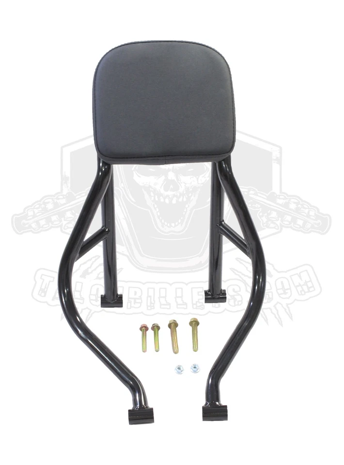 Rear Passenger Seat Pad Cushion Luggage Rack 4 Triumph Bonneville Bobber 1" Tube - Image 2 of 4