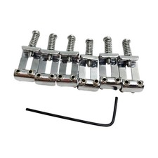 6 St&uuml;ck E-Gitarre Br&uuml;cke S&auml;ttel Set Metallsaite Ersatzteile f&uuml;r