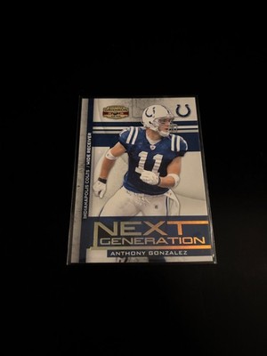 Anthony Gonzalez 2008 Donruss Gridiron Gear Next Generation /100 Colts NG-36