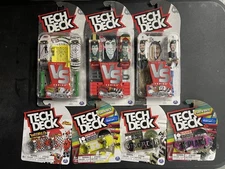 TECH DECK  LOT OF 7 ULTRA RARE FREE US SHIPPING New World Industries Flip Rare