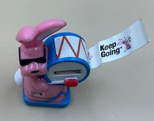 Vintage 1990’s Energizer Bunny Wind Up Toy w/ Pull Out Stickers