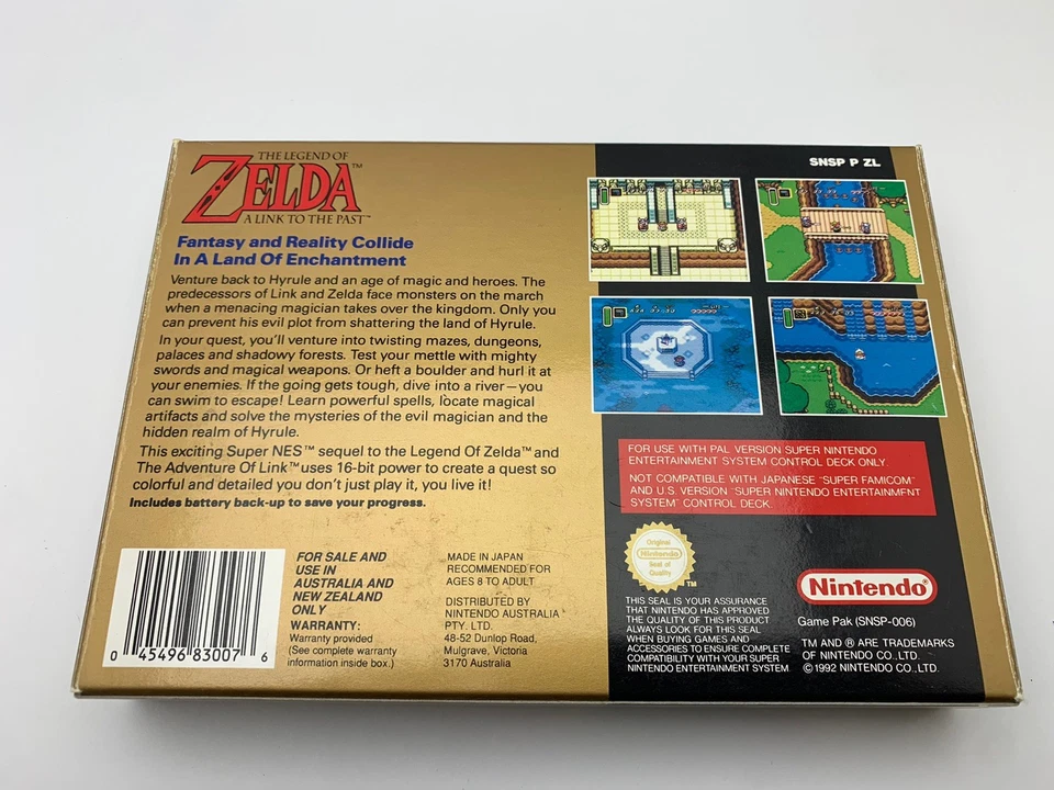 The Legend Of Zelda: A Link To The Past-(super Nintendo, PAL, 1992) - image 2 of 4