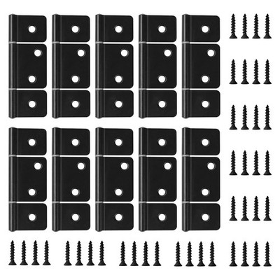 Three Leaf Non-Mortised Hinge with Screws for Mobile Home & RV Interior Furni...