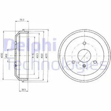 Tambour de frein Smart ROADSTER