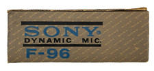 Vintage SONY Dynamic Microphone MTL F-96 Japan Audio Equipment