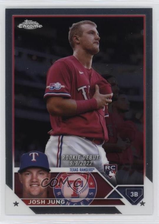 2023 Topps Chrome Update Rookie Debut Josh Jung #USC51 6wp