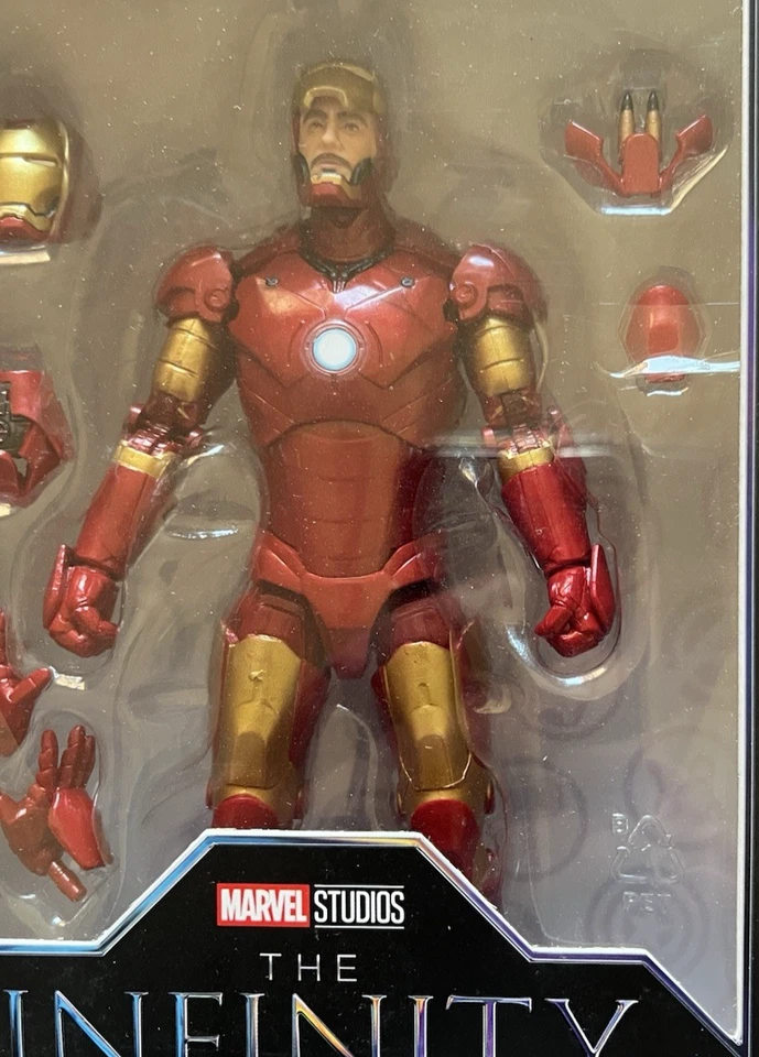 Marvel Legends 系列 Infinity Saga 铁人标志 3 豪华 6 英寸 孩之宝 2021 完好 — 第 2/4 张图片