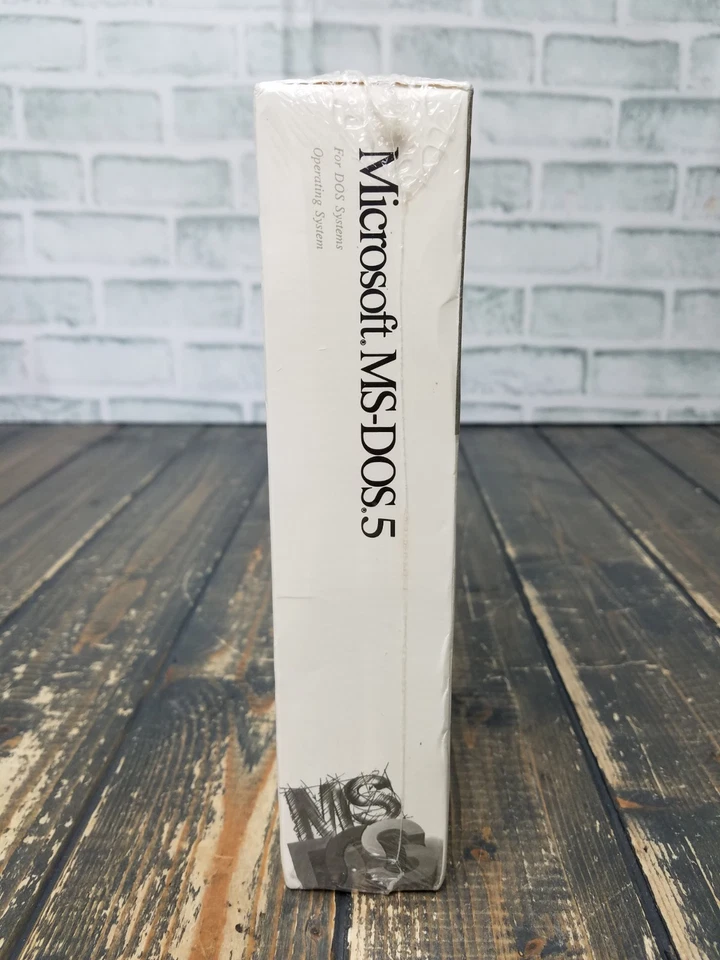 SEALED Microsoft MS-DOS Operating System Ver 5 on 3.5 Disks Big Box OEM PC - Image 2 of 4