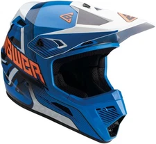 Answer AR1 Vendetta Youth MX Offroad Helmet Blue/Orange MD