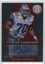 2012 Totally Certified Platinum Red 59/290 Tyrone Crawford #191 Auto r9d
