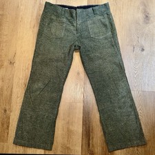 Corduroy Bell Bottom Pants Mens 36 28 Flare Leg Vtg 60s 70s Hippy Disco Low Rise