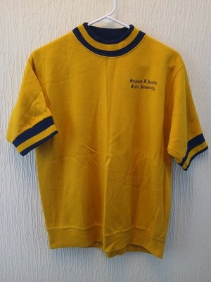 Vintage Stephen F Austin State University Short Sleeve Sweatshirt Ringer 60/70s 