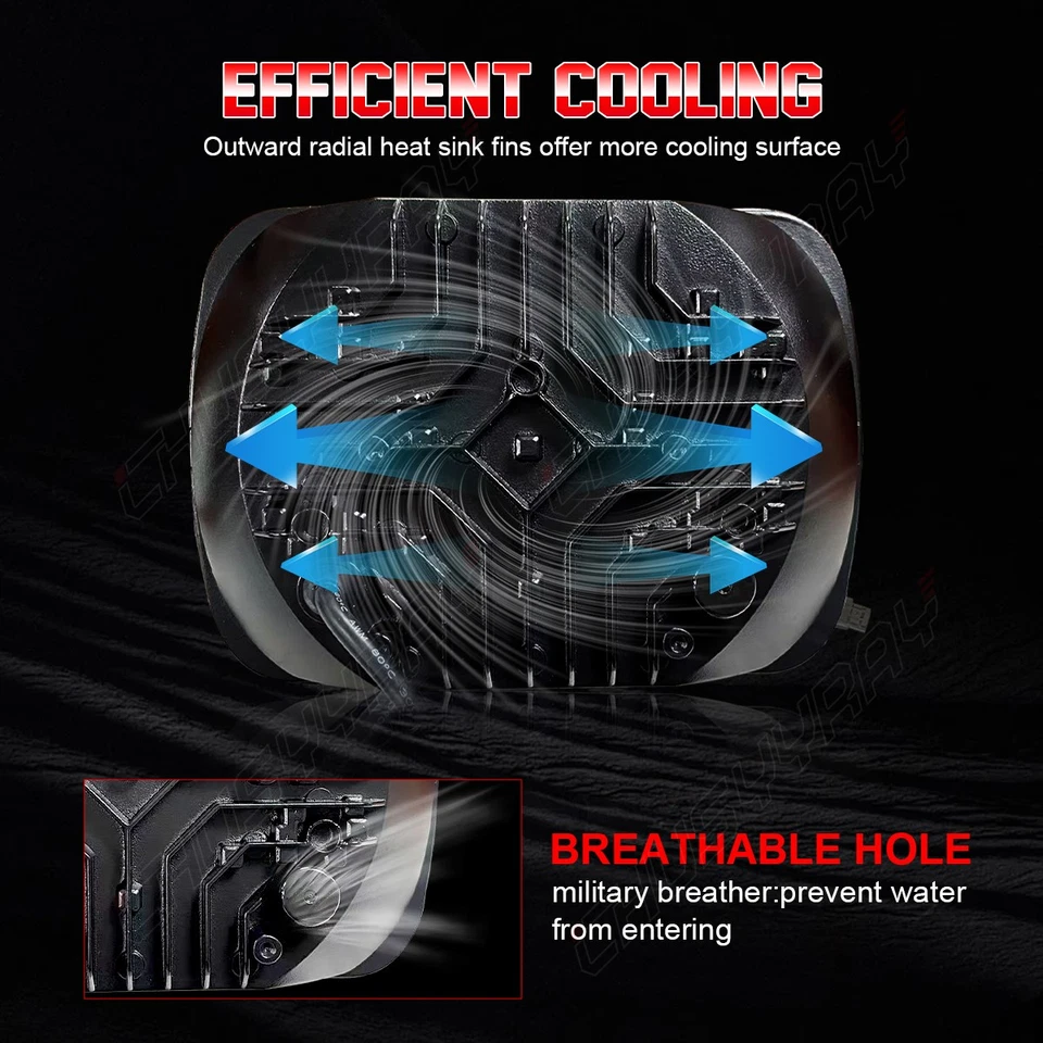 Nuevo Faro LED 5x7" 7x6 pulgadas Hi/Lo Fit para Toyota Corolla 1.6L 1.8L 1981-1992 Foto 4 de 4